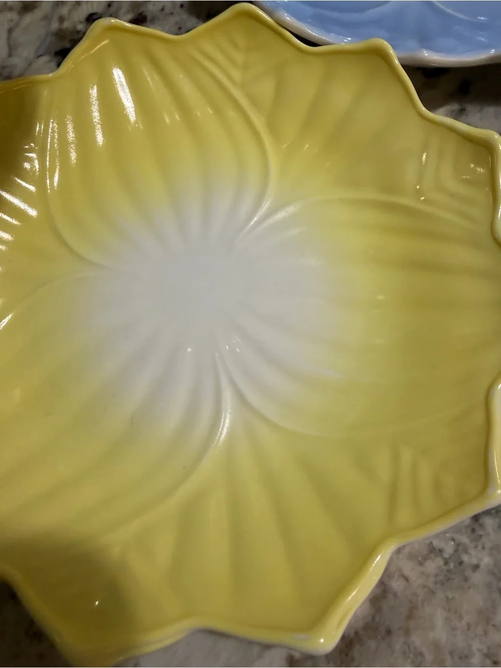 Pastel Flower Plates & Bowls Set of 10, Floral Petal Dinnerware, Cottagecore